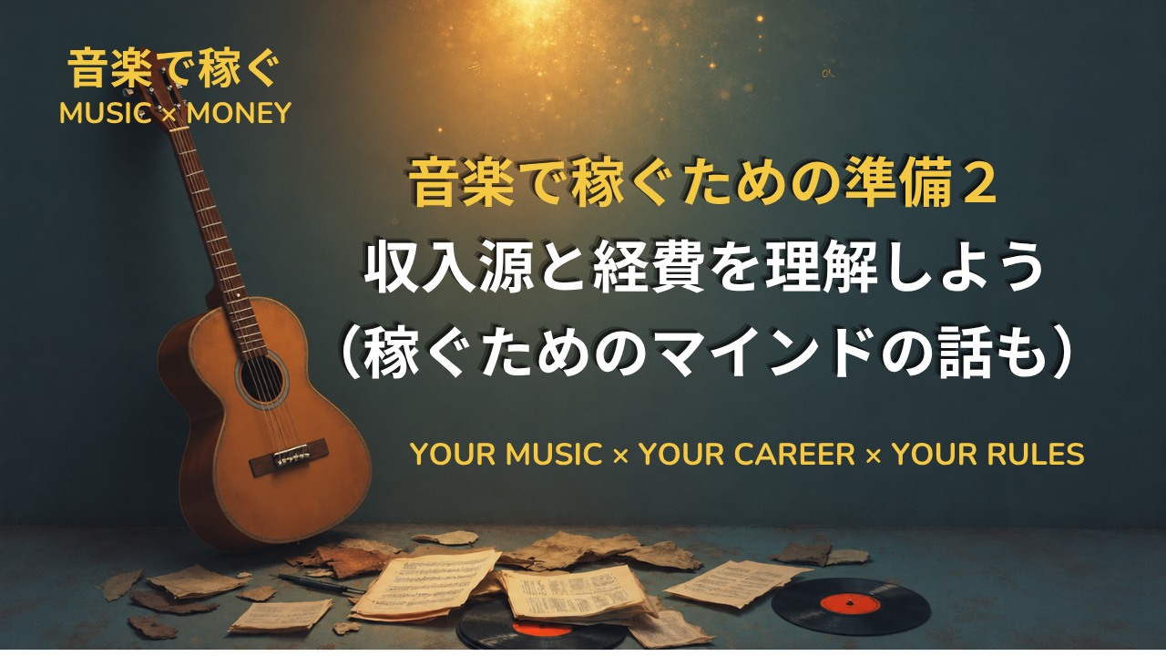 音楽で稼ぐための準備３｜具体的な目標を立てよう